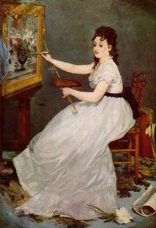 Eva Gonzales, 1870 by Édouard Manet