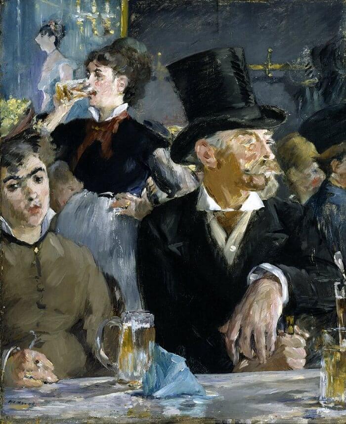 At the Cafe, 1878 by Édouard Manet