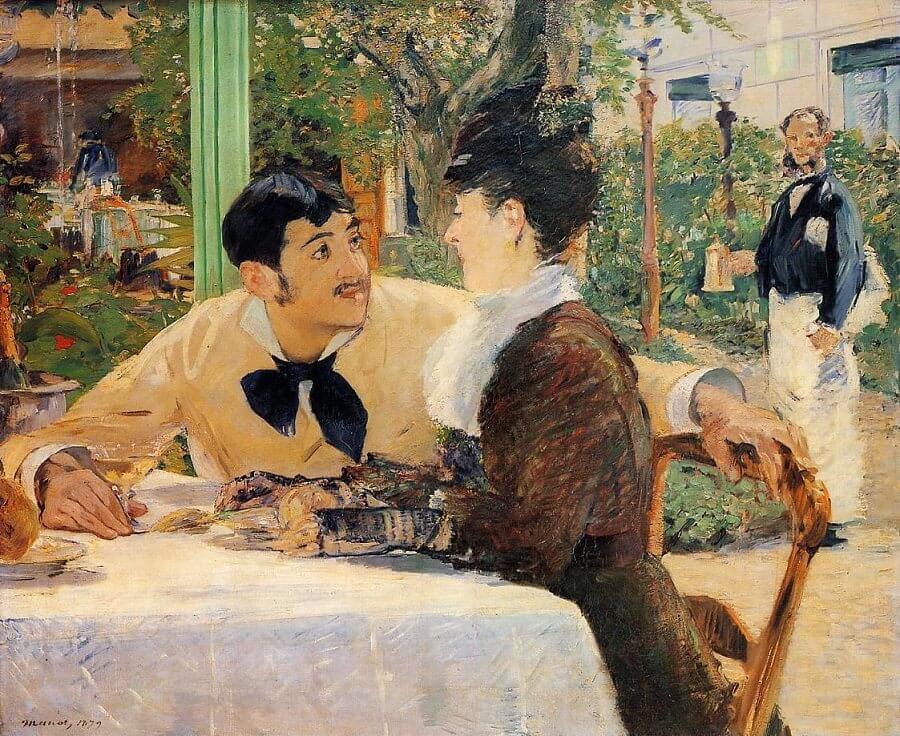 Chez Le Pere Lathuille, 1879 by Édouard Manet