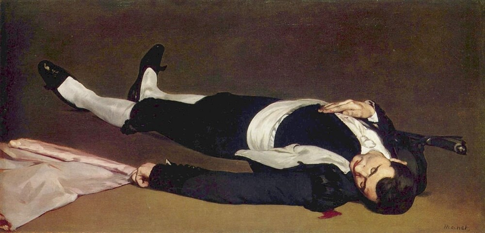 Dead Toreador, 1864 by Édouard Manet