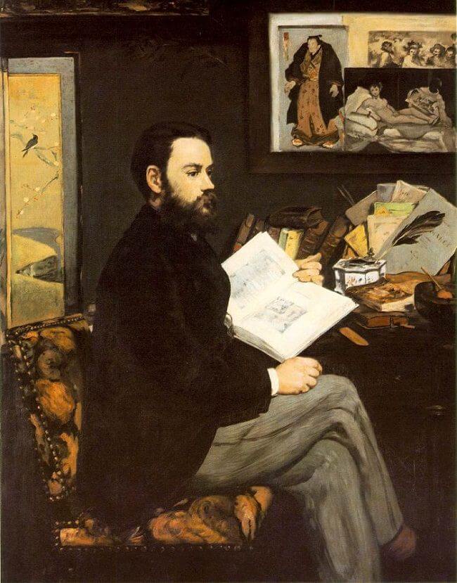 Portrait of Emlie Zola, 1868 by Édouard Manet