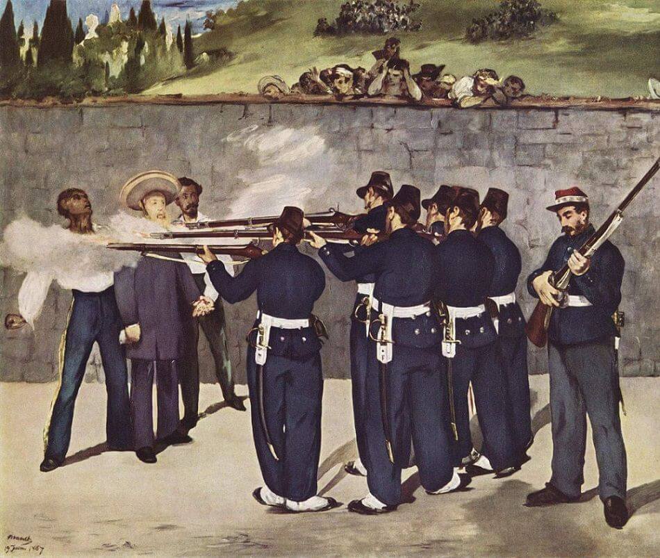 The Execution of Emperor Maximillian, 1867 by Édouard Manet