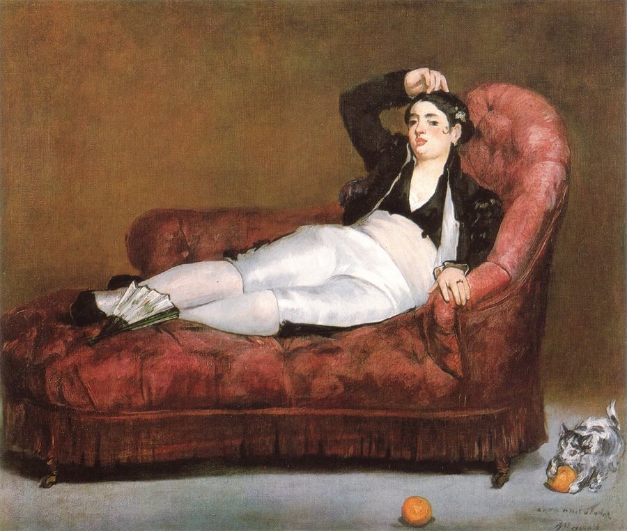 Young Woman Reclining in Spanish Costume, 1862 by Édouard Manet
