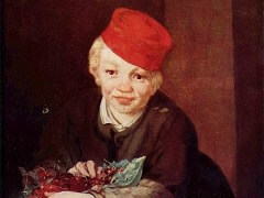 Boy with Cherries by Édouard Manet