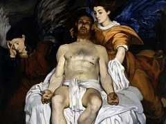 Dead Christ with Angels by Édouard Manet