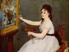 Eva Gonzales by Édouard Manet