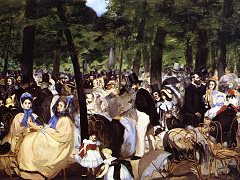 Music in the Tuileries Garden by Édouard Manet