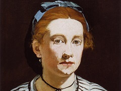 Portrait of Victorine Meurend by Édouard Manet