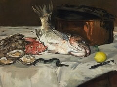 Still Life with Carp by Édouard Manet