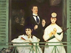 The Balcony by Édouard Manet