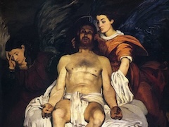Dead Christ with Angels by Édouard Manet