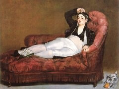 Young Woman Reclining in Spanish Costume by Édouard Manet